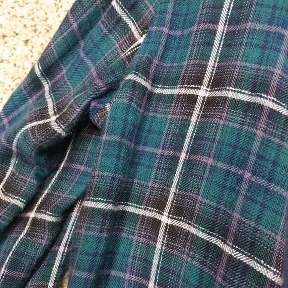 3228 Size XL Gildan Got Questions Upcycled Hoodie, In Blue, Purple and White. - Picture 6 of 8